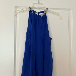 Blue Diane von Furstenberg top, Small